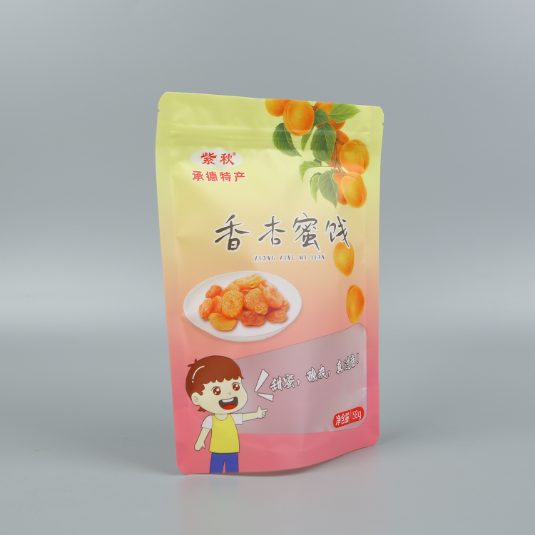 158g香杏蜜餞+啞光塑料復合+自立拉鏈