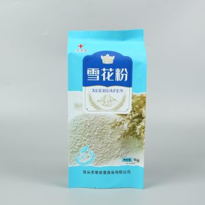 1kg面粉雪花粉+白牛皮紙+四邊封